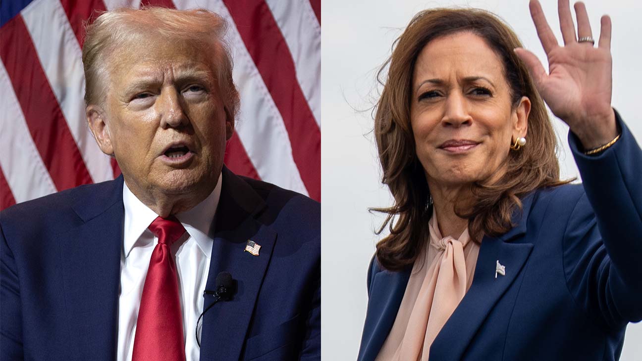 Donald Trump and Kamala Harris